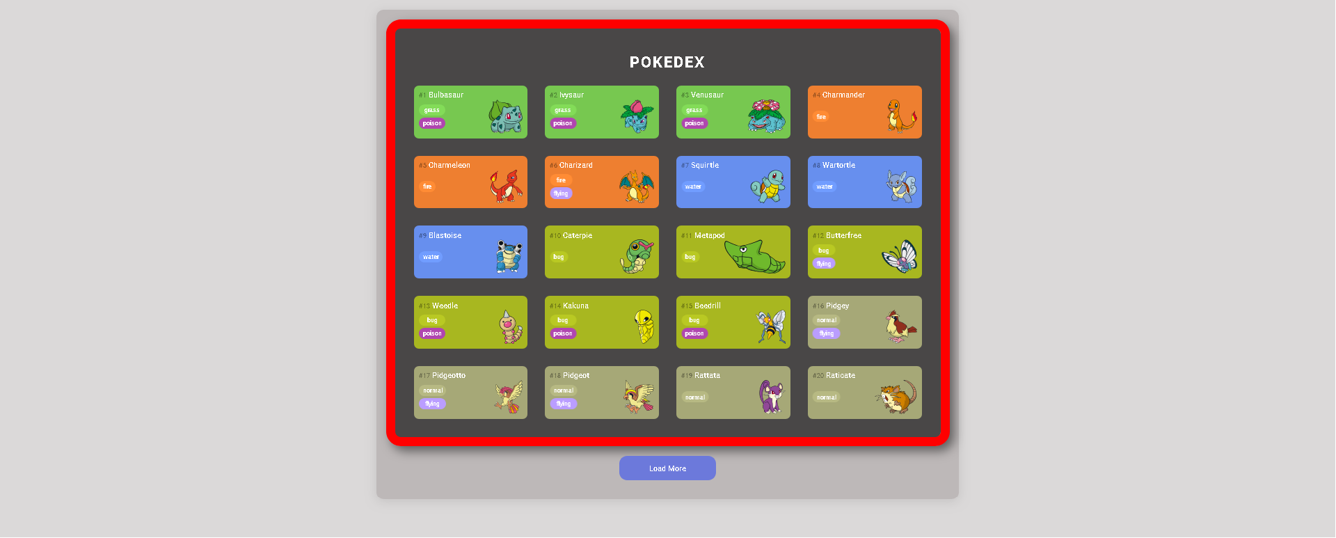 Capa Pokedex